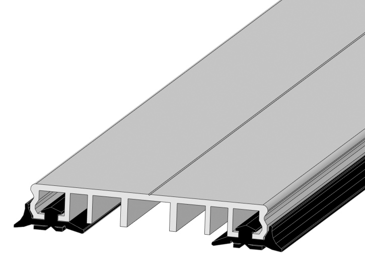 Klemmprofile Pressleisten Klemmleiste für Glas oder Stegplatten